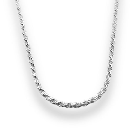 Sterling Silver Rope Chain - 3mm