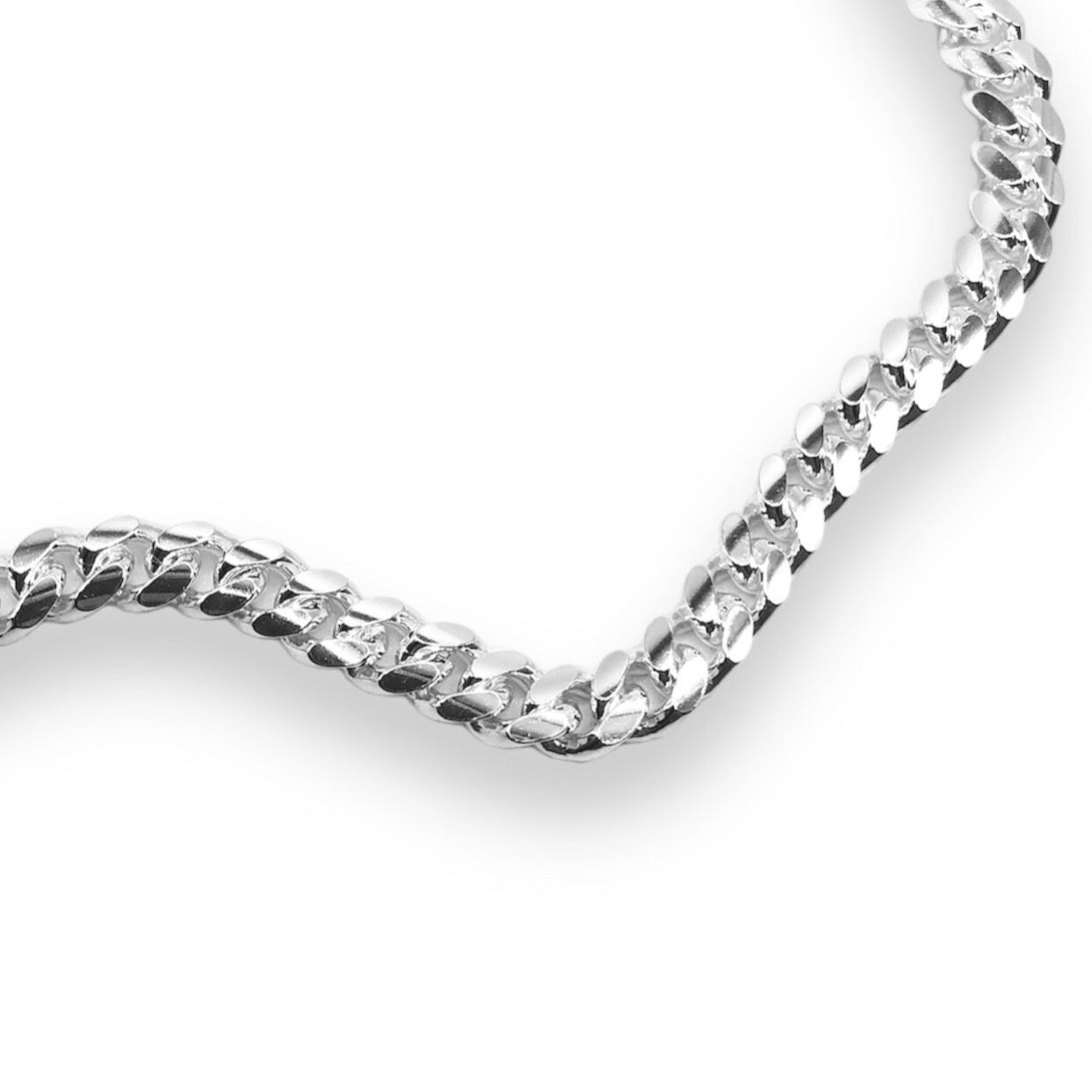 Sterling Silver Miami Cuban Link Chain - 7mm