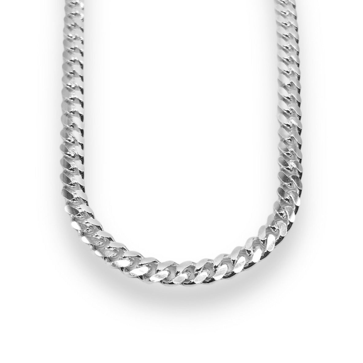 Sterling Silver Miami Cuban Link Chain - 5mm