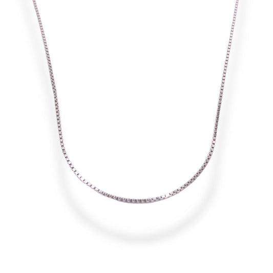 Sterling Silver Box Chain - 0.6mm Refined Jewelry