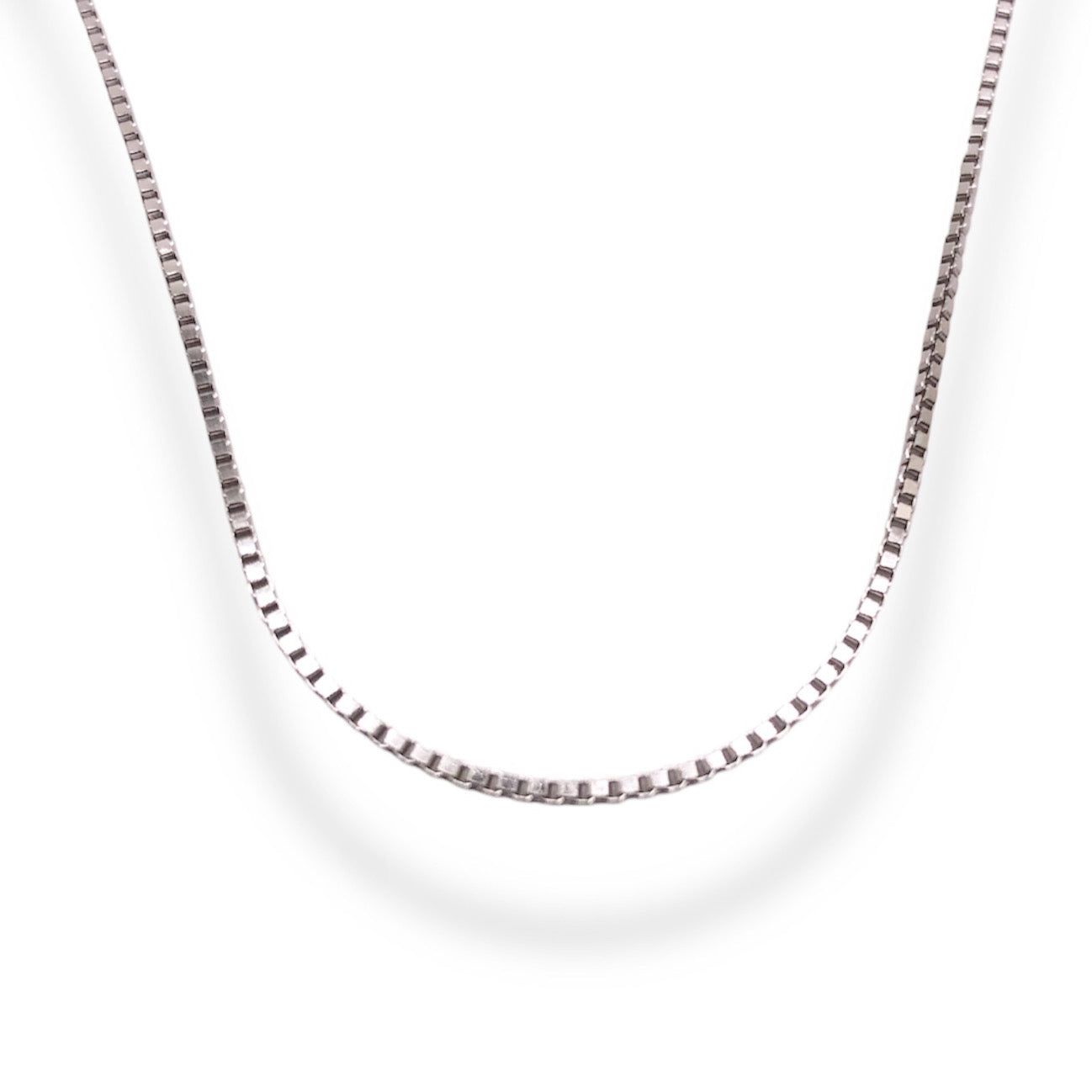 Sterling Silver Box Chain - 1mm Refined Jewelry