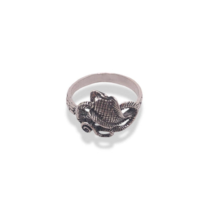 Sterling Silver Cobra Ring Refined Jewelry