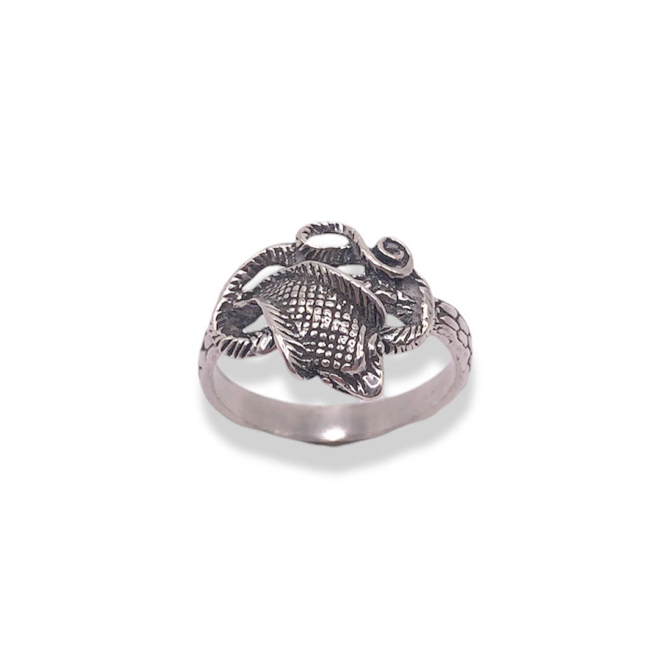 Sterling Silver Cobra Ring Refined Jewelry