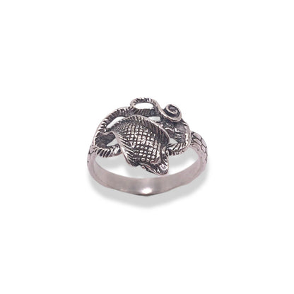 Sterling Silver Cobra Ring Refined Jewelry