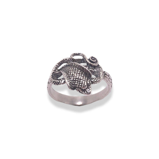 Sterling Silver Cobra Ring Refined Jewelry