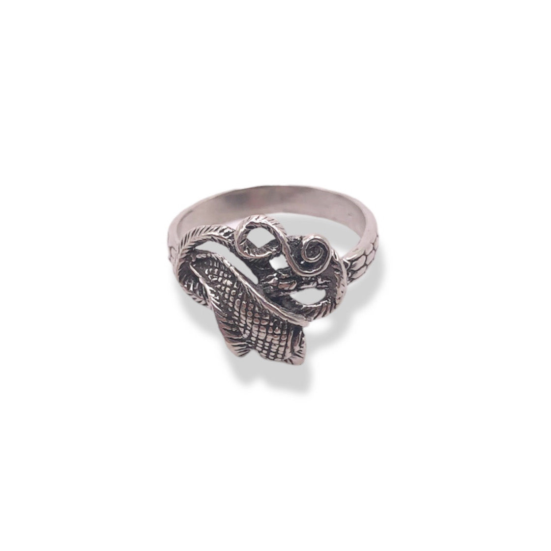 Sterling Silver Cobra Ring Refined Jewelry