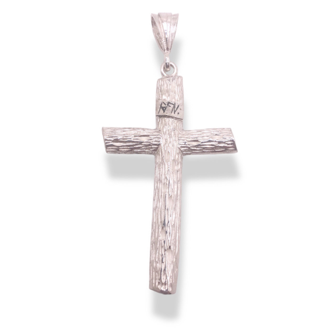 Sterling Silver Large Tree Cross Pendant Refined Jewelry